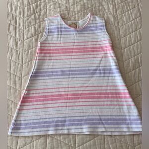 Striped Sleeveless Toddler Dress - the Beaufort Bonnet Company - 2T